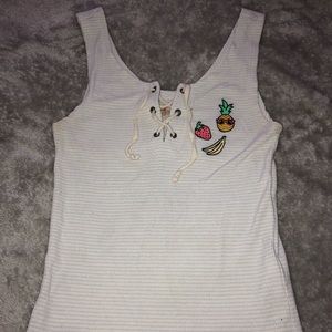 Hollister cropped tank top